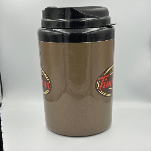 Tim Hortons Mega 64 oz. Insulated Plastic To Go Travel Coffee Mug 9.5" Tall - Picture 10 of 10